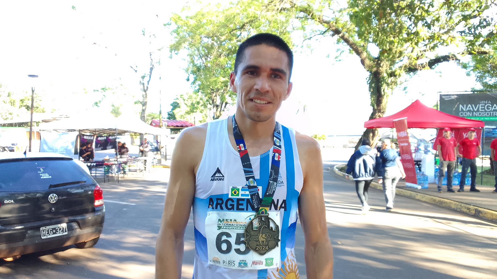 El tres veces campeón Edgardo Franco de Azara